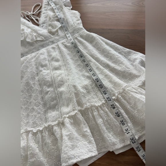 Urban Outfitters Fabiola Eyelet Mini Dress - Picture 8 of 14